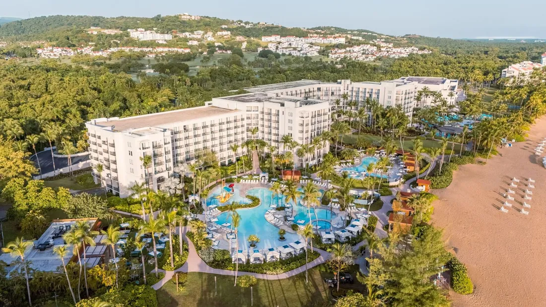 Rio Mar resort from above